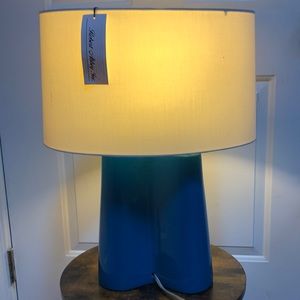 Robert Abbey Swell Table Lamp Peacock